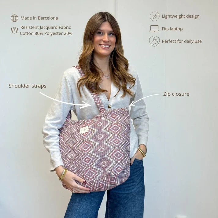 De la Mur - Grote Shopper met rits NANA