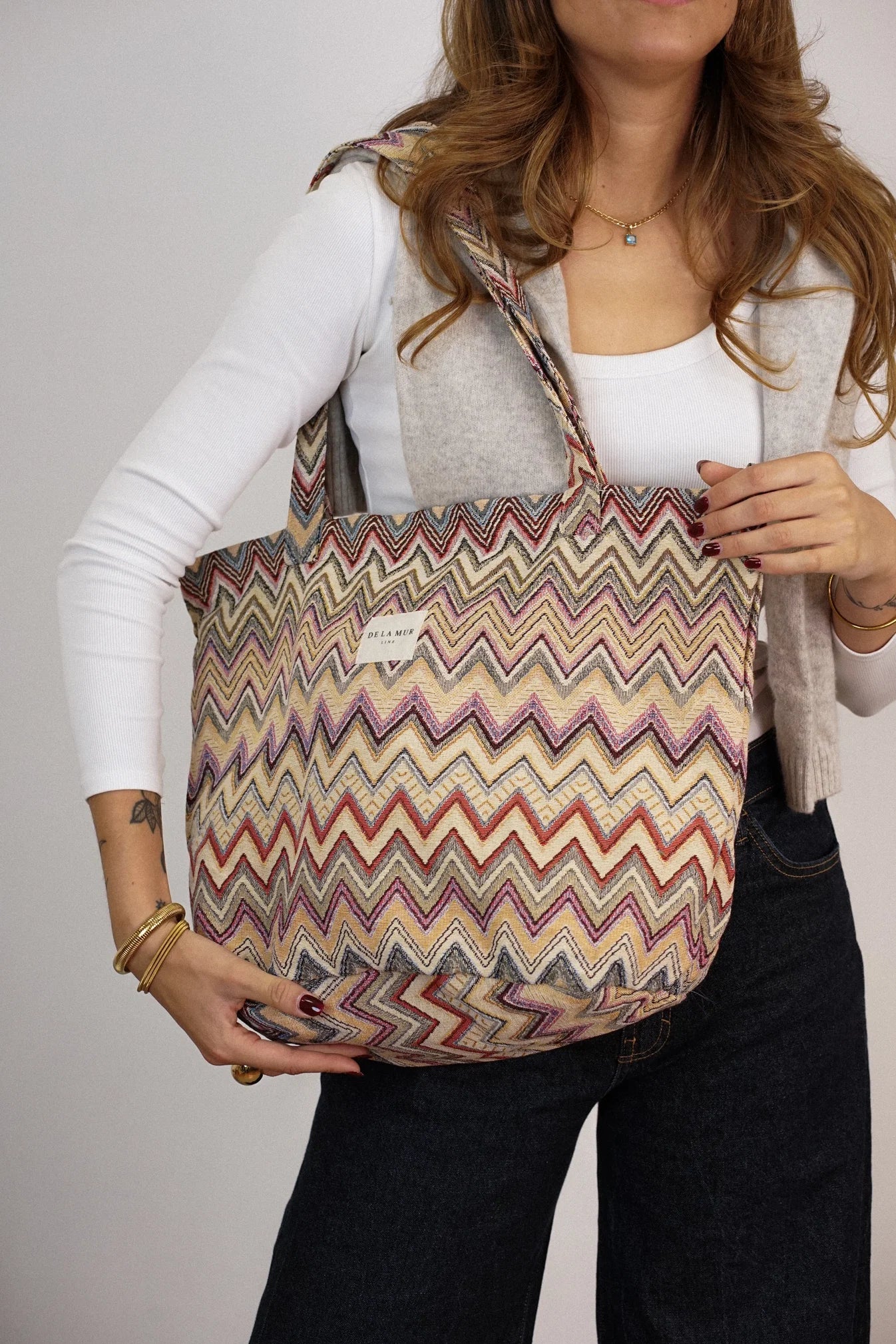 De la Mur Line - Grote Shopper met rits KERS