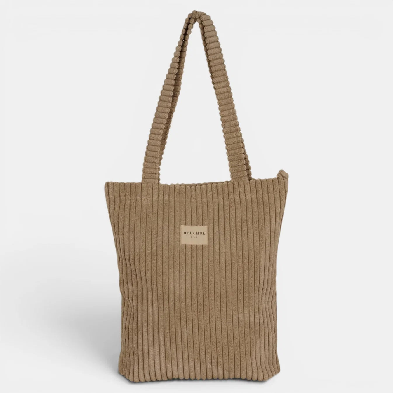 De la Mur - Tote Bag met rits MOKA