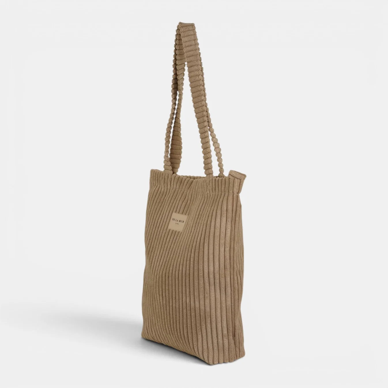 De la Mur - Tote Bag met rits MOKA