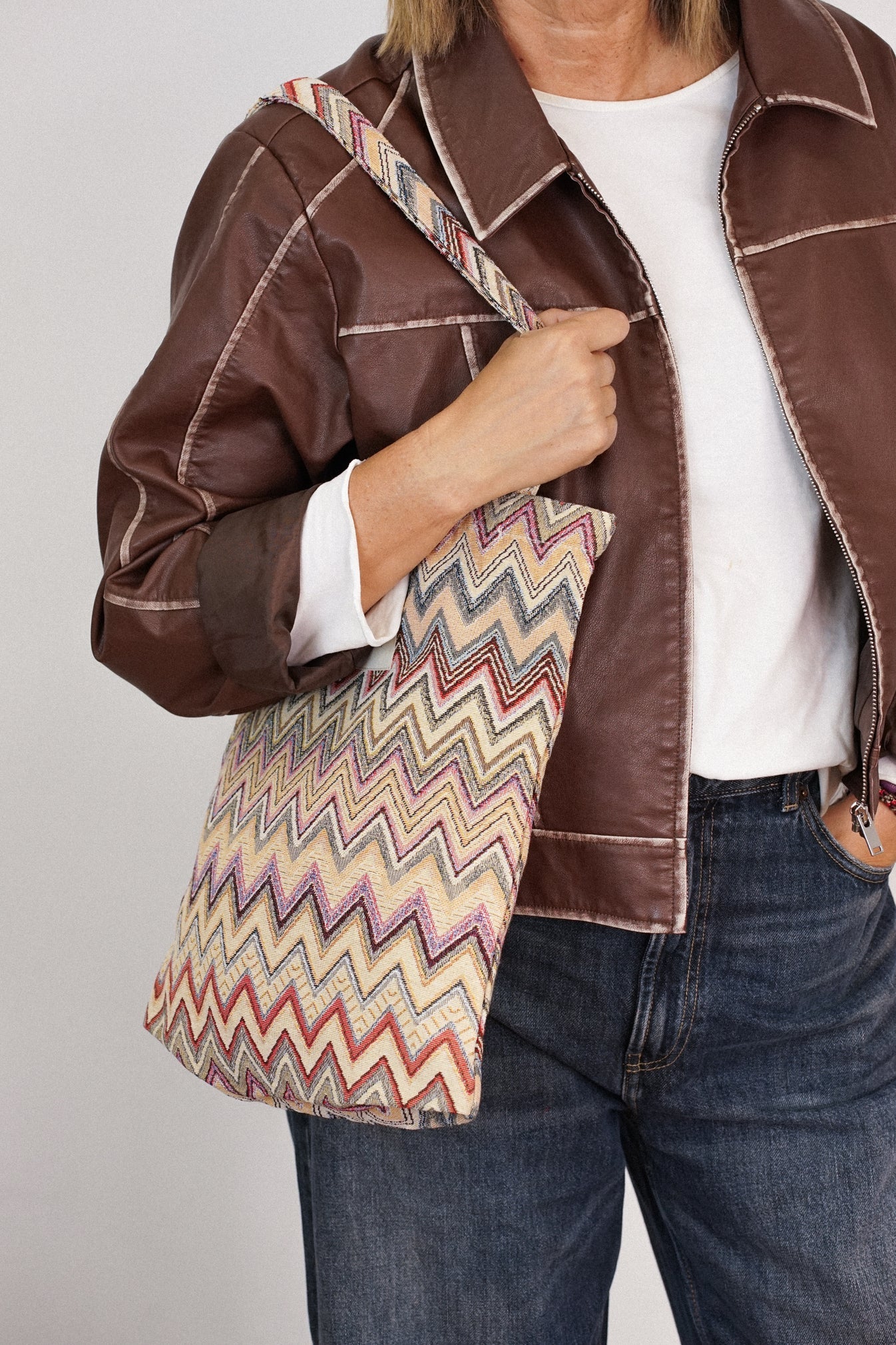De la Mur Line - Tote Bag met rits KERS