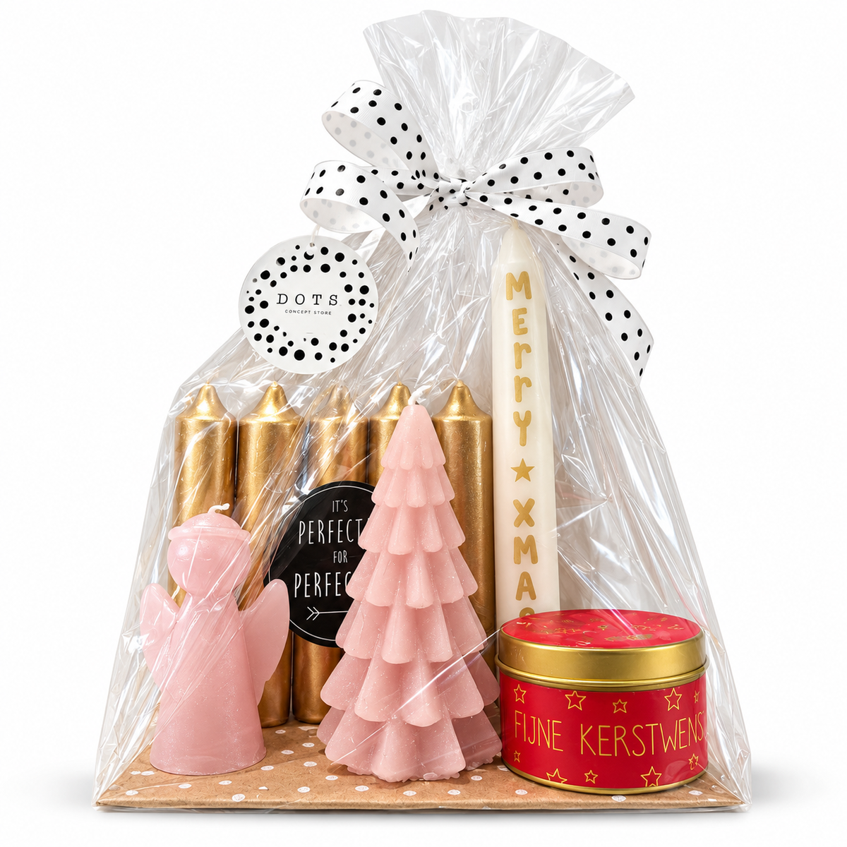 Kaarsen kerstpakket