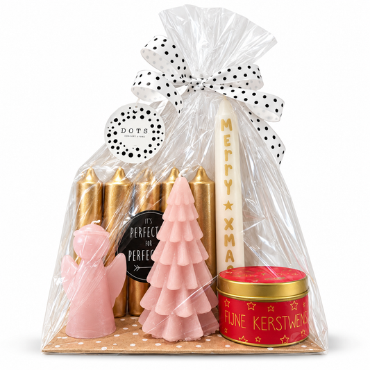 Kaarsen kerstpakket