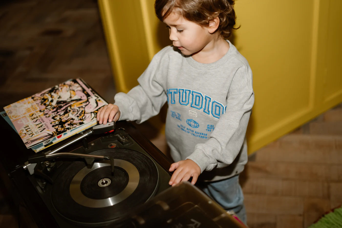 Daily 7 - Oversized Sweater Artwork | Medium Grey Melange