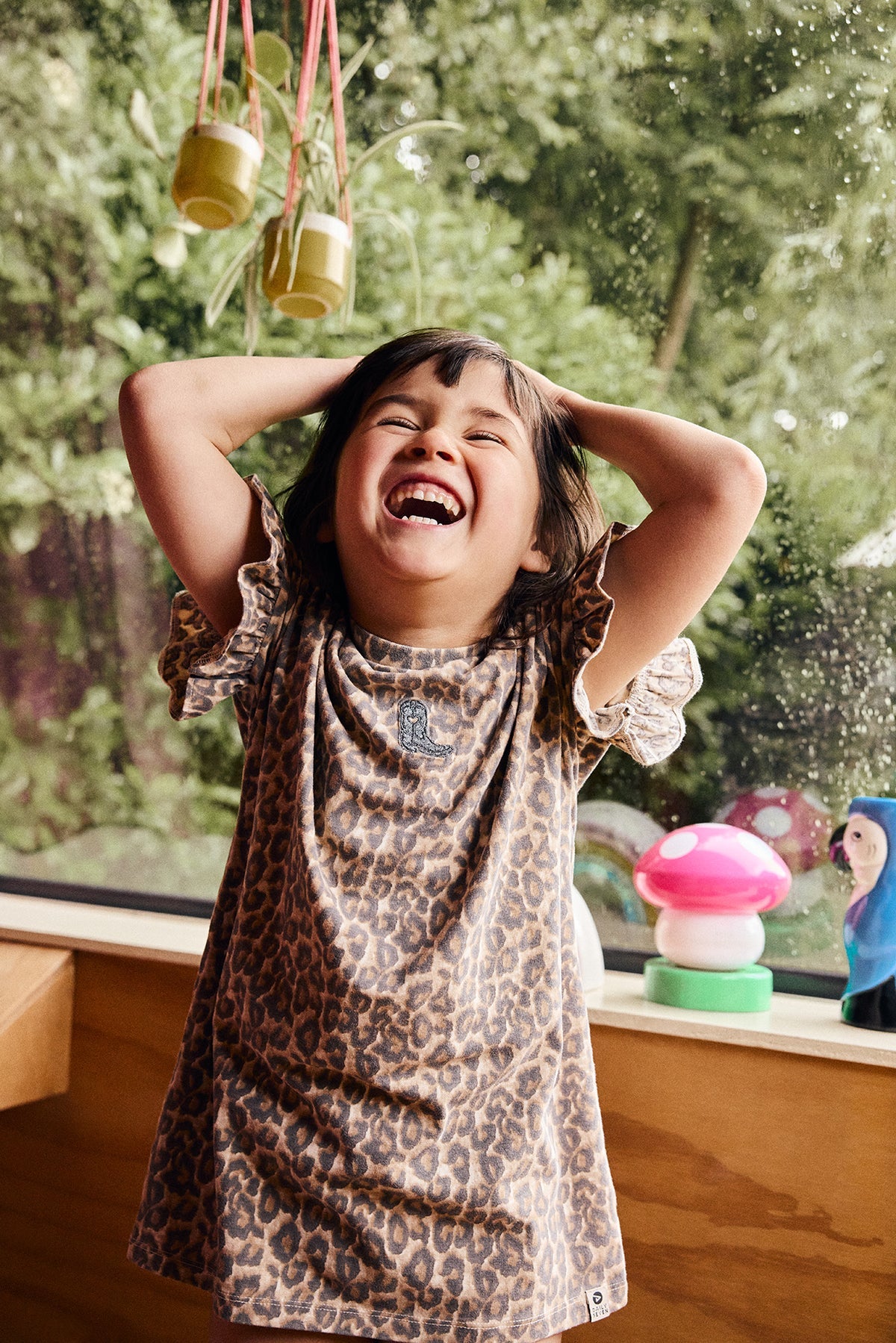 Daily 7 T-shirt Dress Allover Print