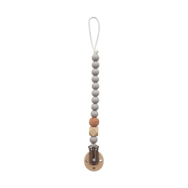 Chewies & More Speenkoord - Animal Elephant - Light Grey
