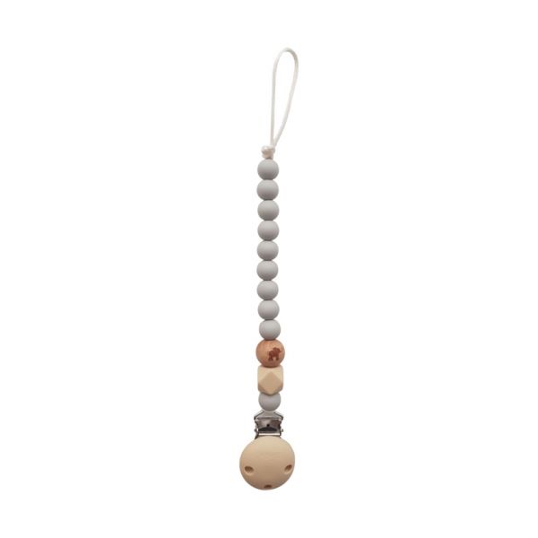 Chewies & More Speenkoord - Animal Elephant - Light Grey