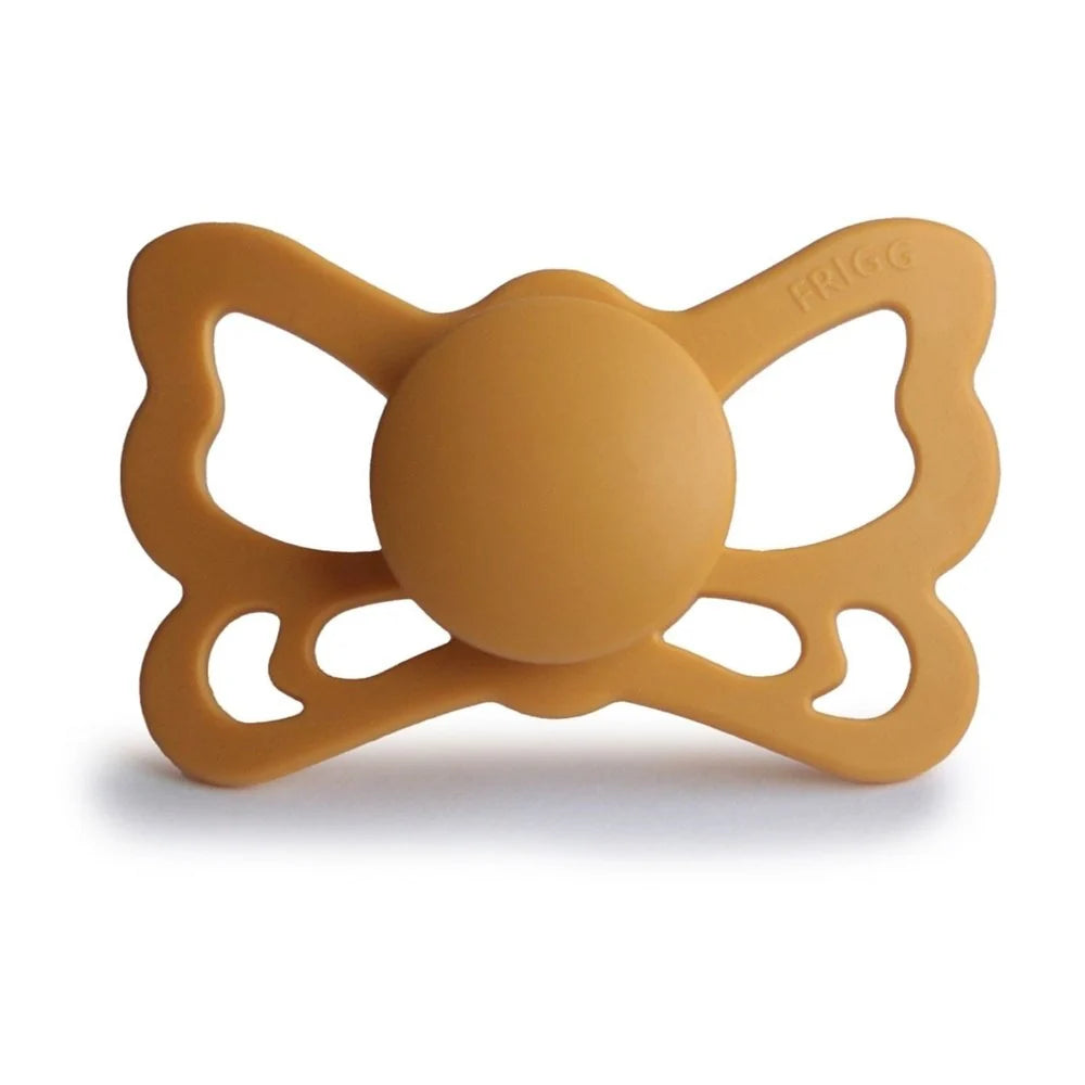 Frigg Fopspeen Butterfly Anatomical - Silicone - Honey Gold - maat 2 vanaf 6 maanden