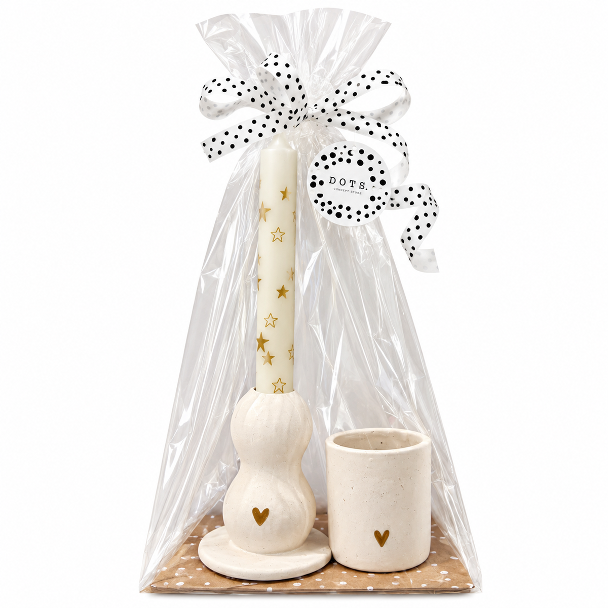 (Kerst) Cadeaupakket - kandelaar en geurkaars