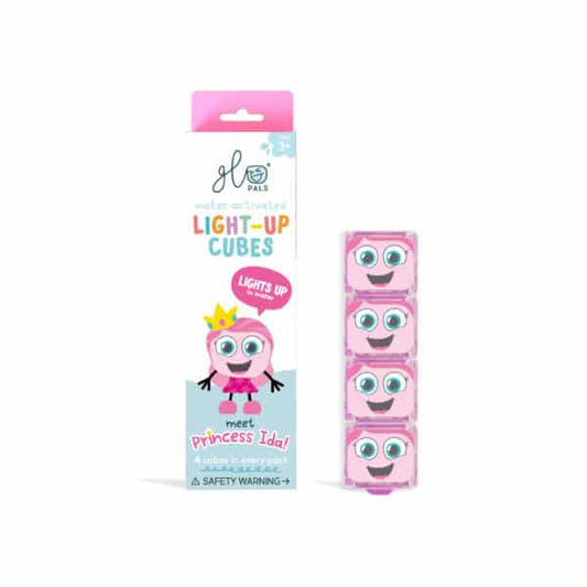 Glo Prinses Pals Ida – lichtgevende blokjes – 4 stuks