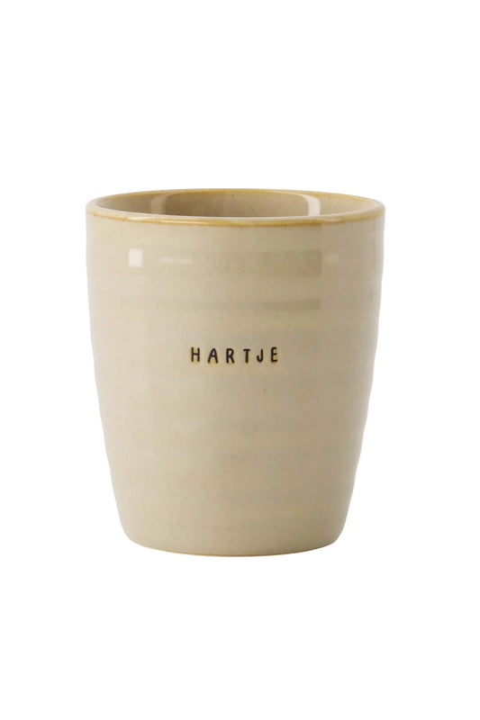 Zusss koffiemok hartje zand