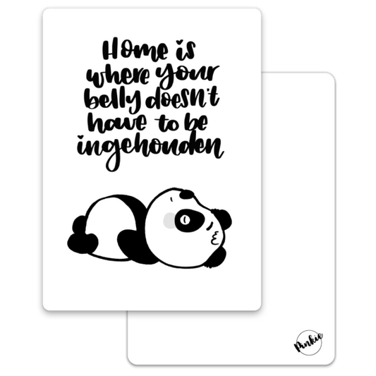 Pinkie Kaart “Buik in houden”