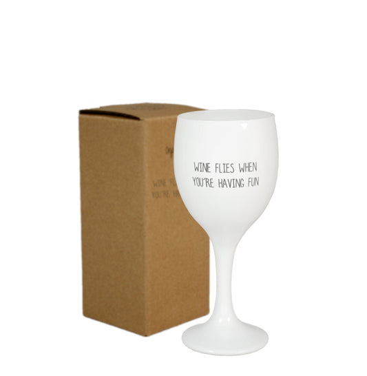 Flame Sojakaars- Wine flies when you're having fun - Fresh Cotton