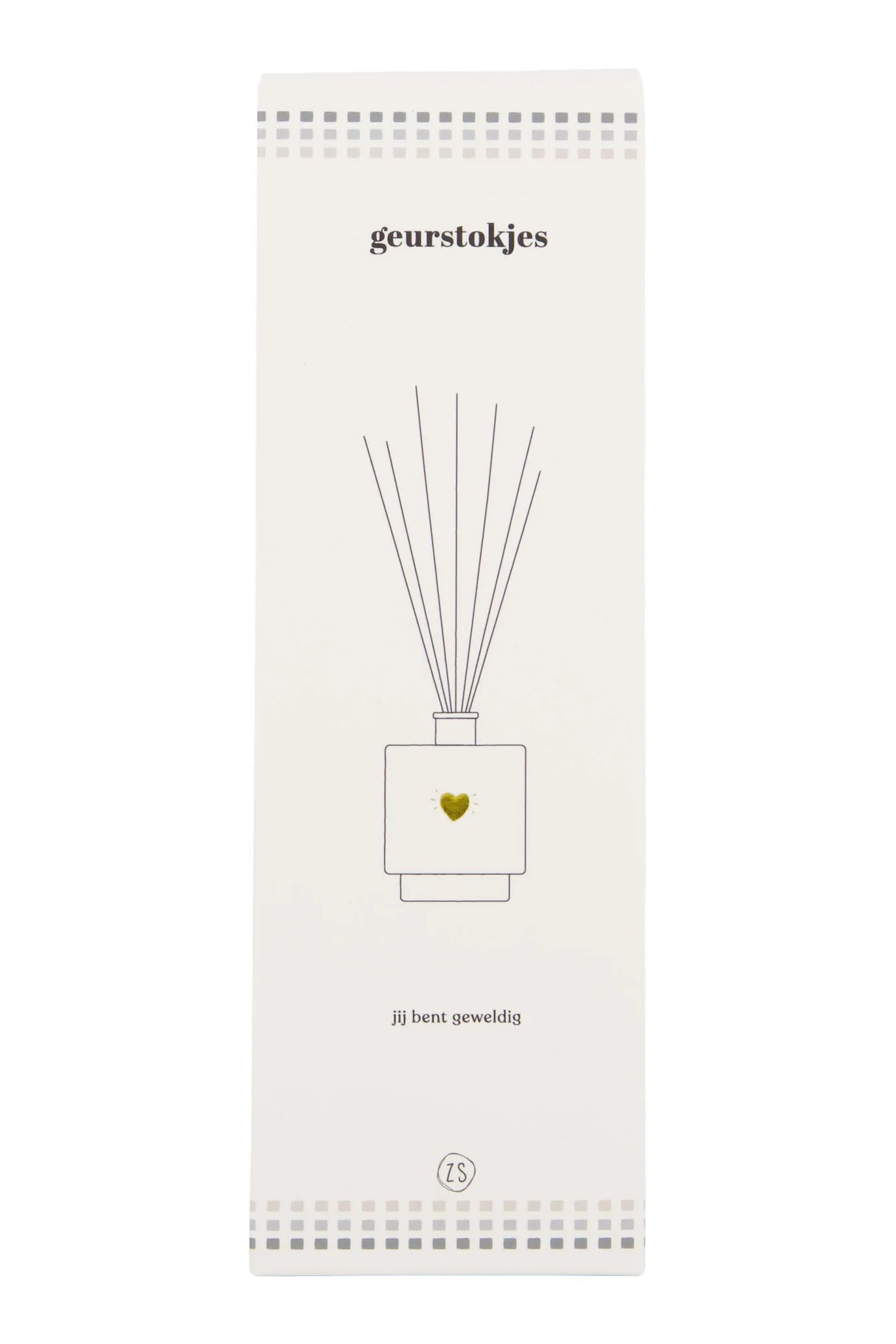 Zusss Geurstokjes Jij Bent Geweldig Wit/Goud