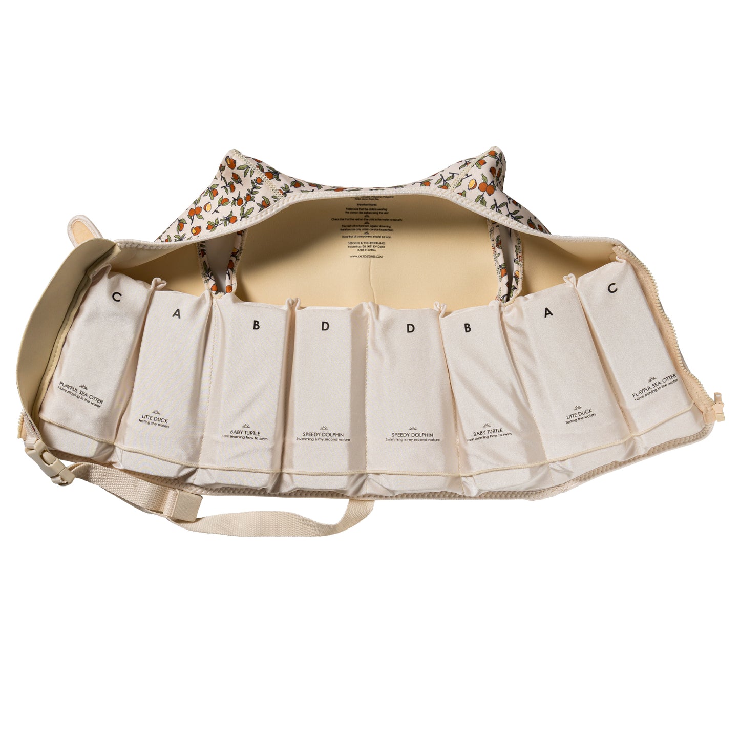 Zwemvest Pommegranate | Floating Vest | White Swan
