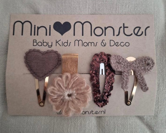 Mini monster speldjes- klik strik