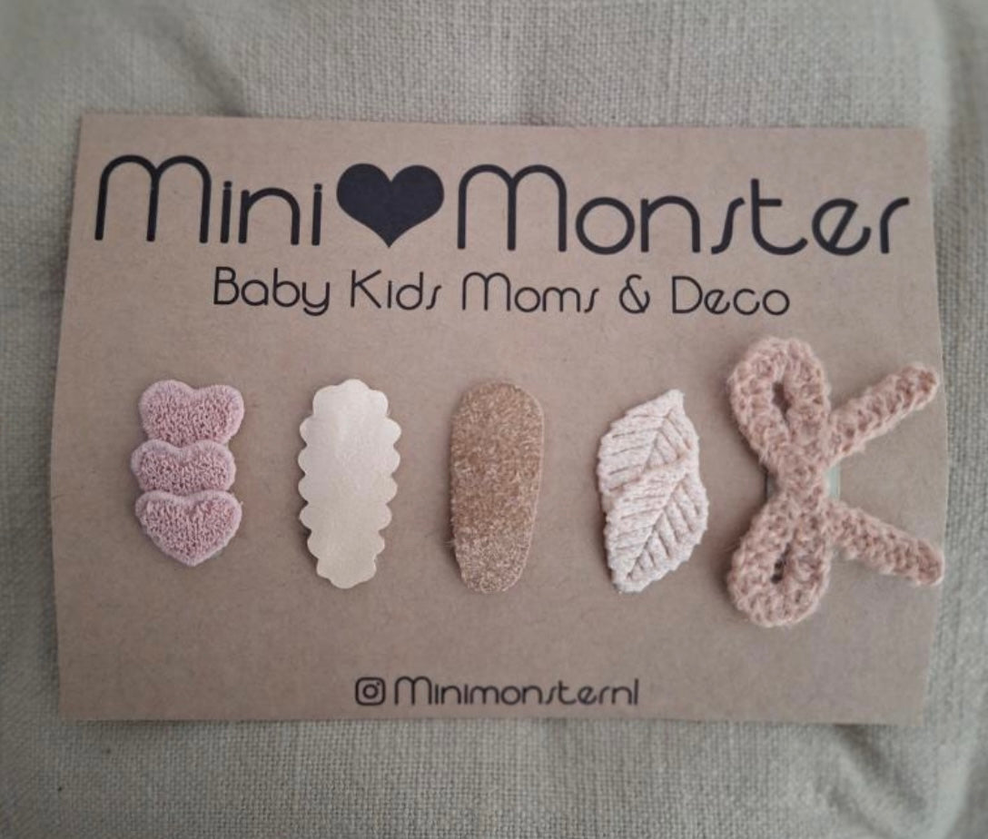 Mini monster speldjes anti slip strik