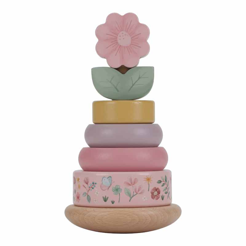Little Dutch - Tuimelstapelaar hout roze - Fairy Garden