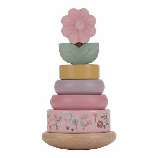 Little Dutch - Tuimelstapelaar hout roze - Fairy Garden