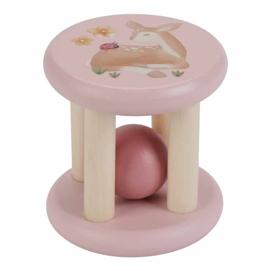 Little Dutch - Rammelaar roller hert roze - Fairy Garden