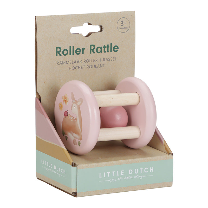 Little Dutch - Rammelaar roller hert roze - Fairy Garden