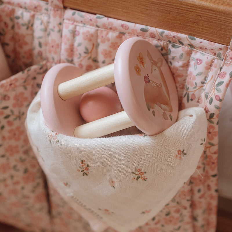 Little Dutch - Rammelaar roller hert roze - Fairy Garden