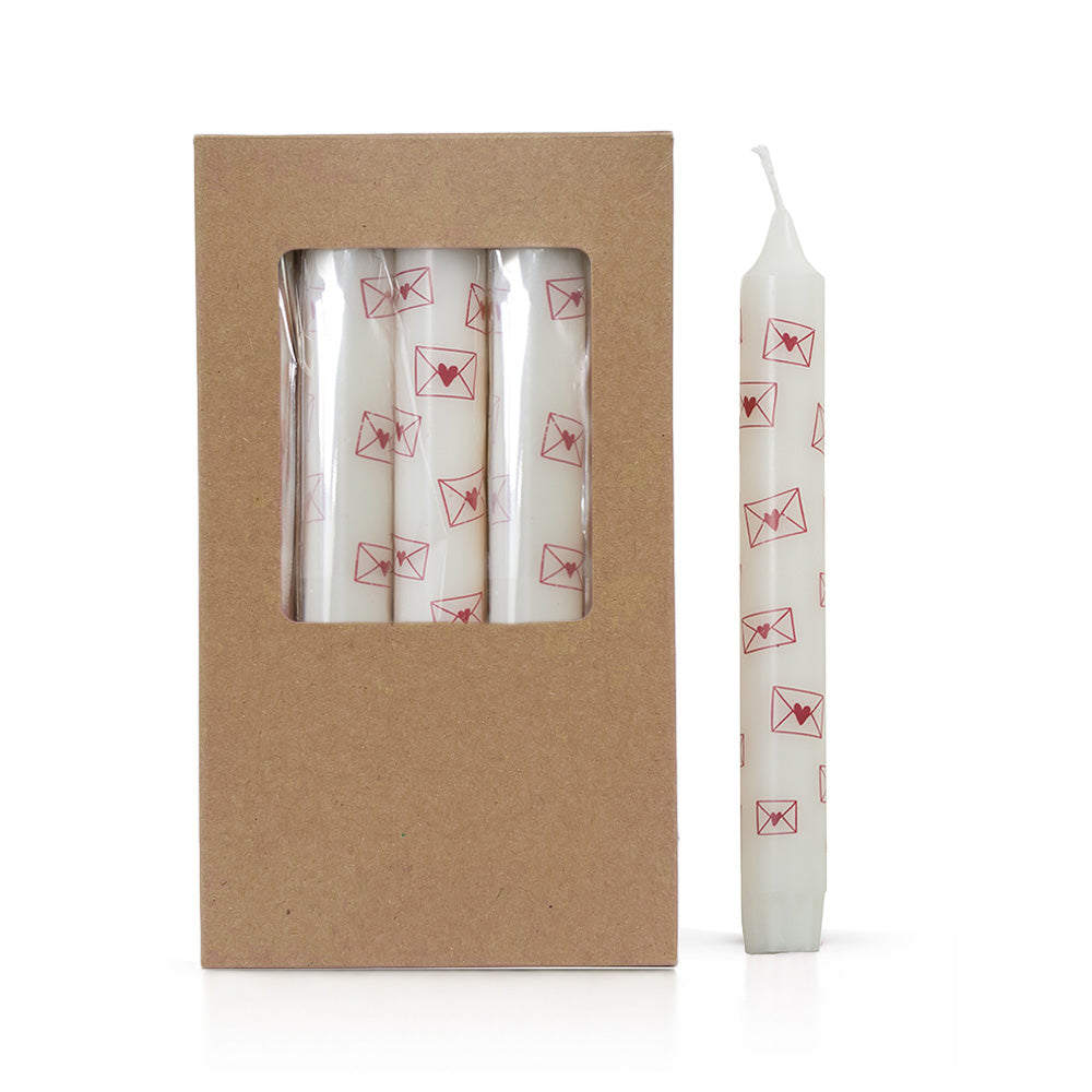 Rustik Lys - By Kimmi dinerkaars - Love Letters - 2,2 × 19 cm - 1 stuk