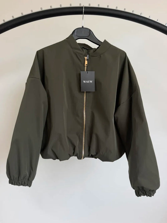 Wauw Fashion Bomberjasje Legergroen