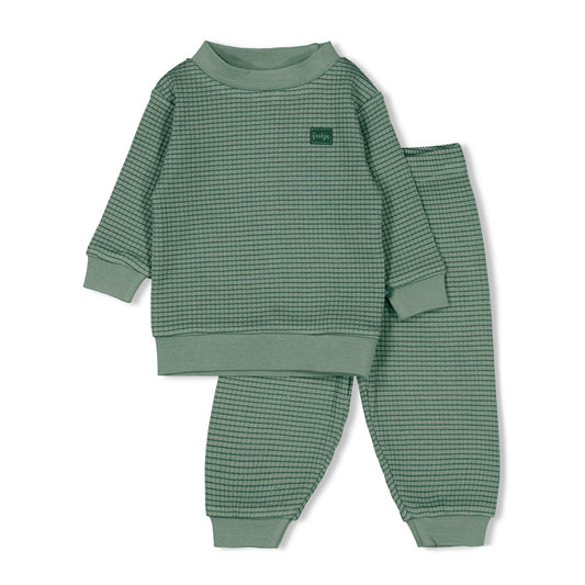 Feetje w24 Pyjama wafel - Autumn Special Petrol 305574 mini