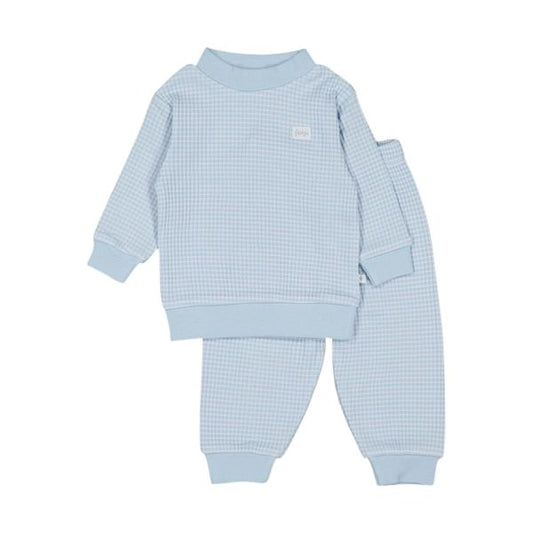 Feetje wafelpyjama babyblue