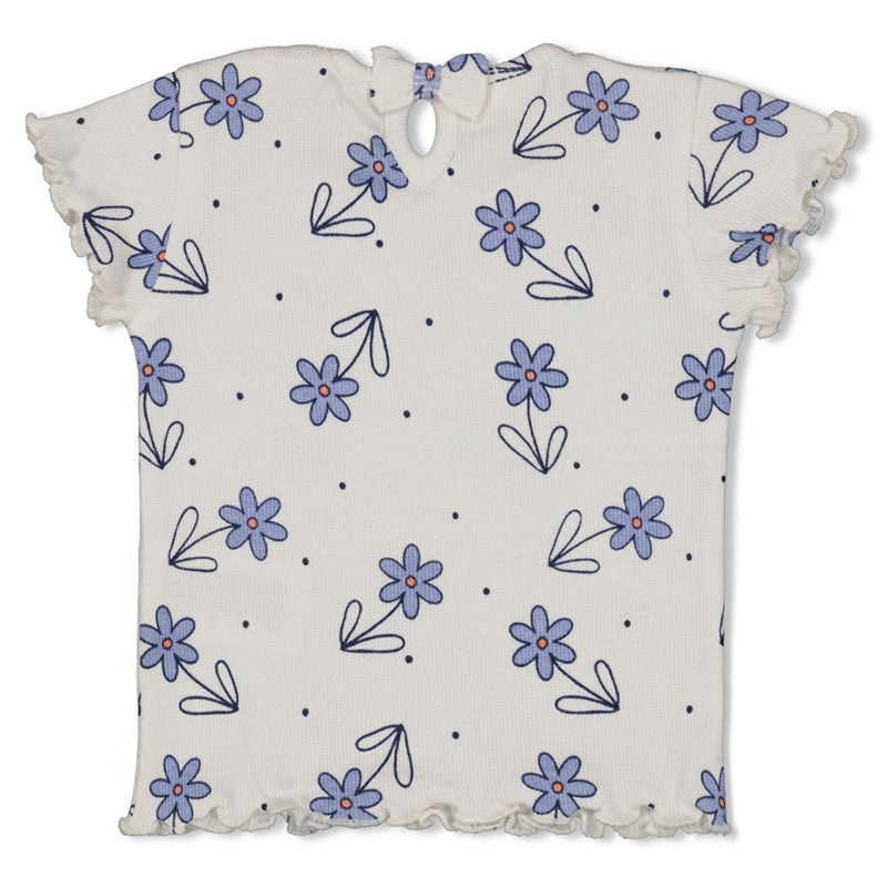 Feetje T-shirt rib AOP - Summer Denims
