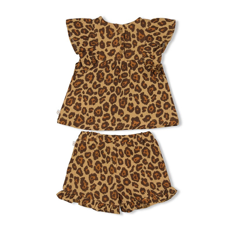 Feetje Top + short mousseline AOP - Summer Woven