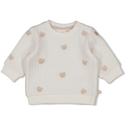 Feetje Sweater AO embroidery - Honey Bear