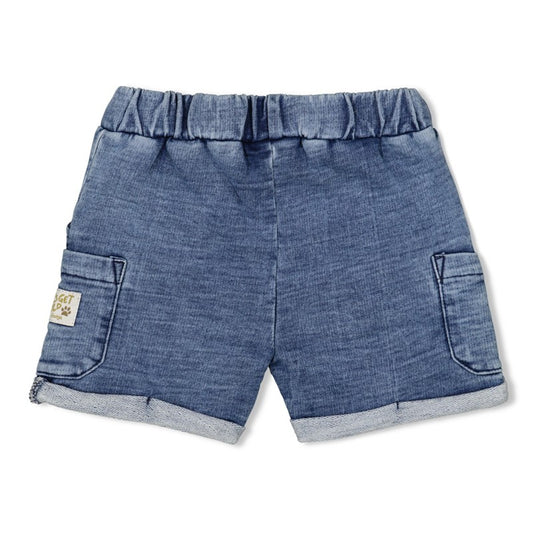 Feetje Short jogg denim - Safari Savage