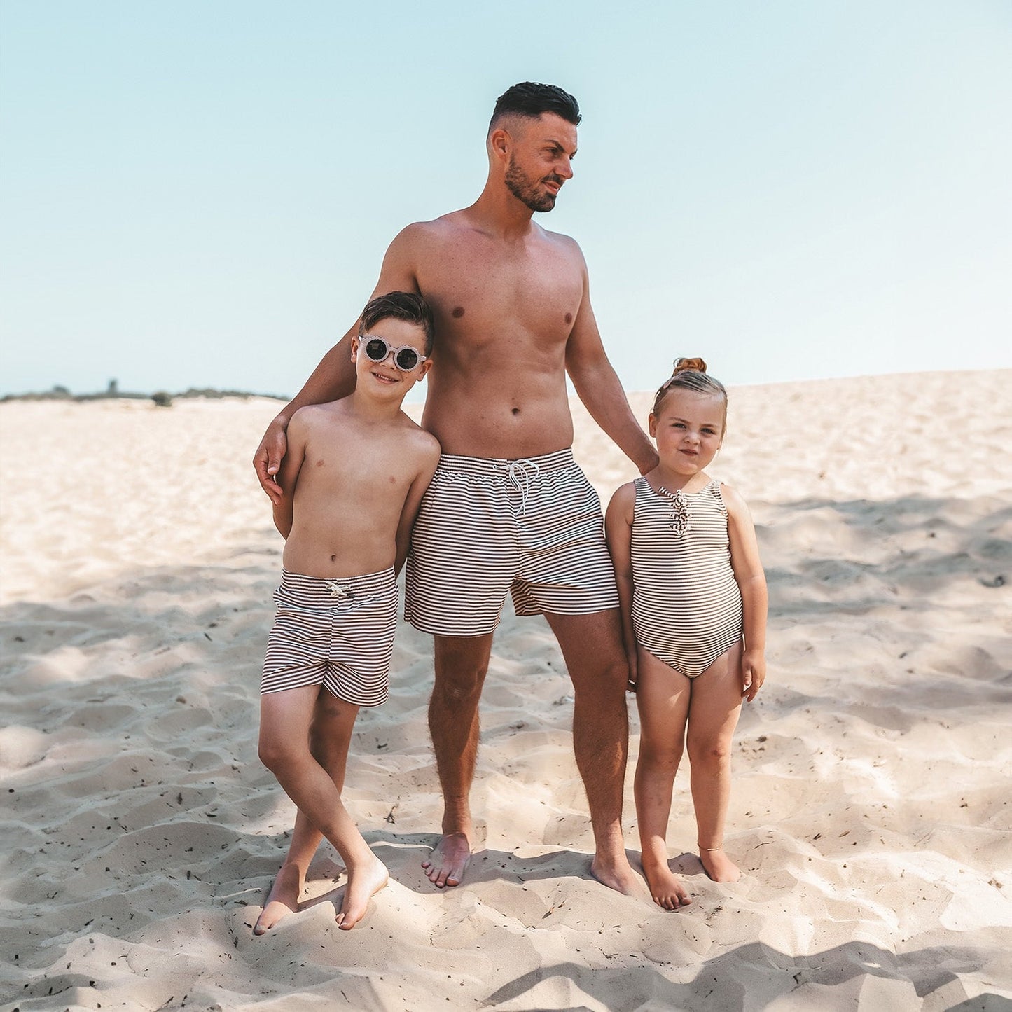 Salted Stories Stan | Rib Stripe | Carob Brown