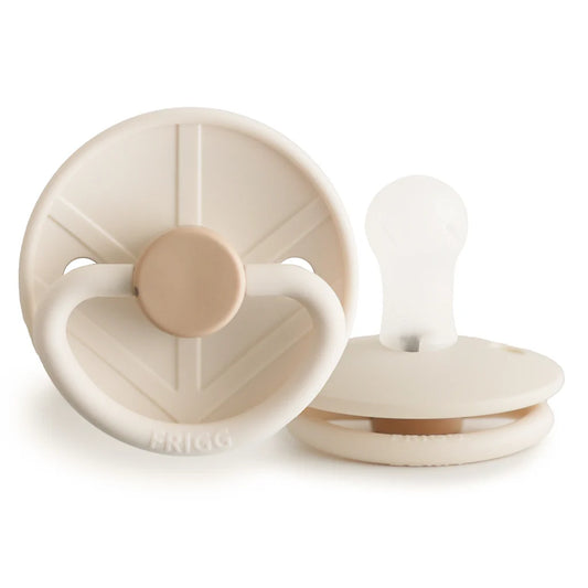 Frigg speen maat 2 - fopspeen - Little Viking - cream - sillicone