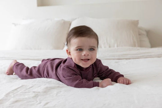 Feetje w24 Pyjama wafel - Autumn Special Wijn melange 305575 mini