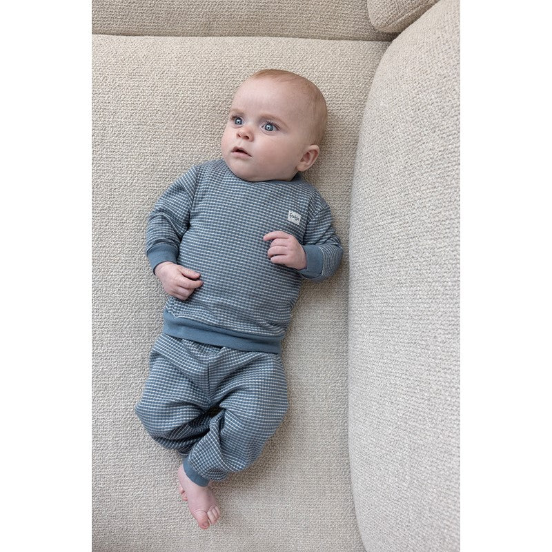 Feetje wafel pyjama ijs blauw