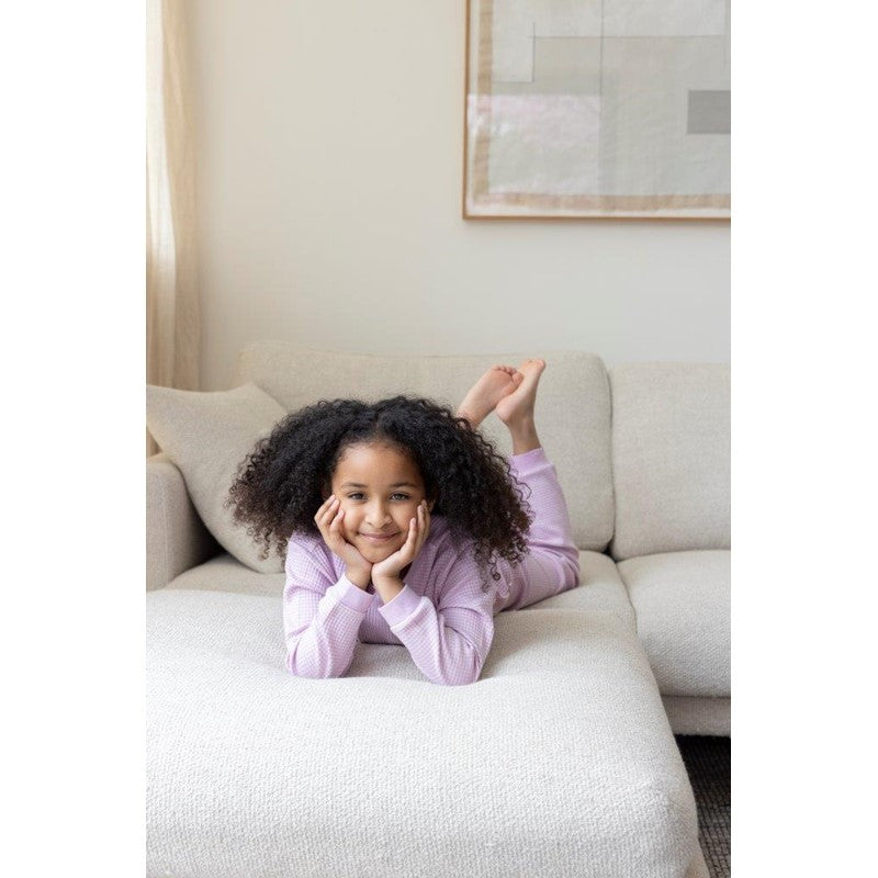 Feetje wafelpyjama lila - vanaf maat 92