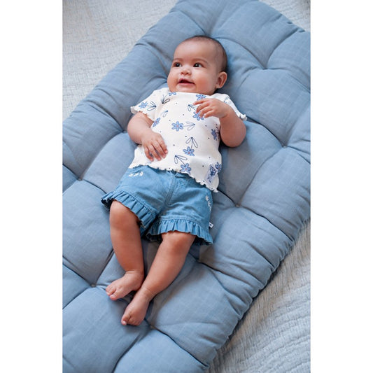 Feetje T-shirt rib AOP - Summer Denims
