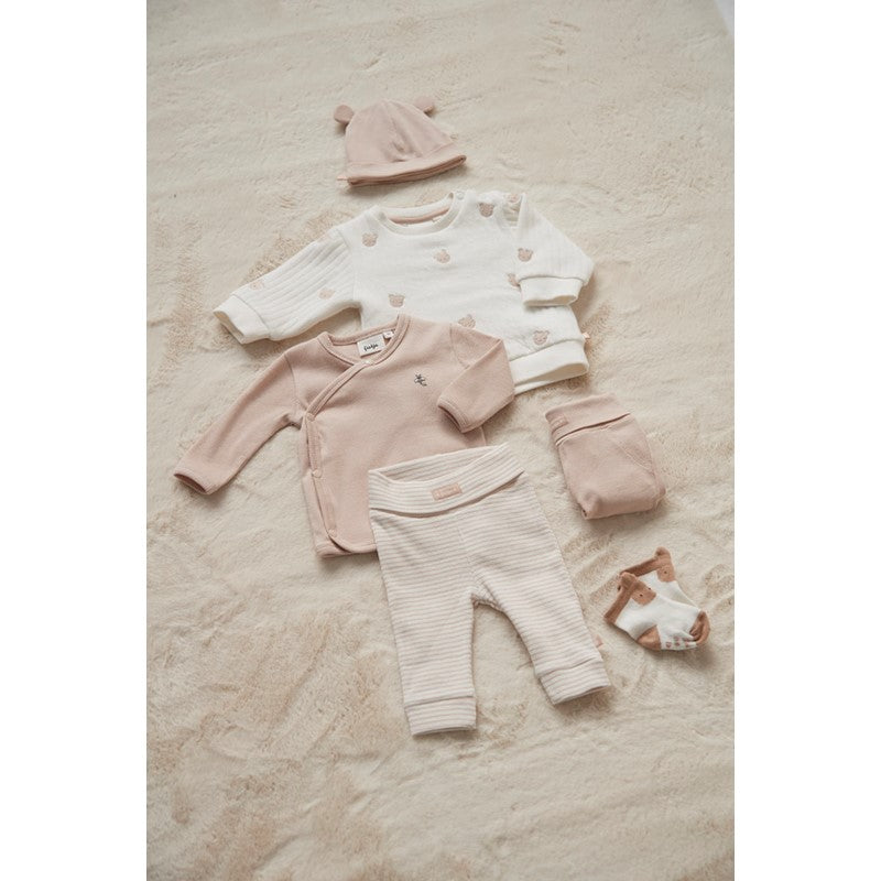 Feetj Overslagshirt rib - Honey Bear