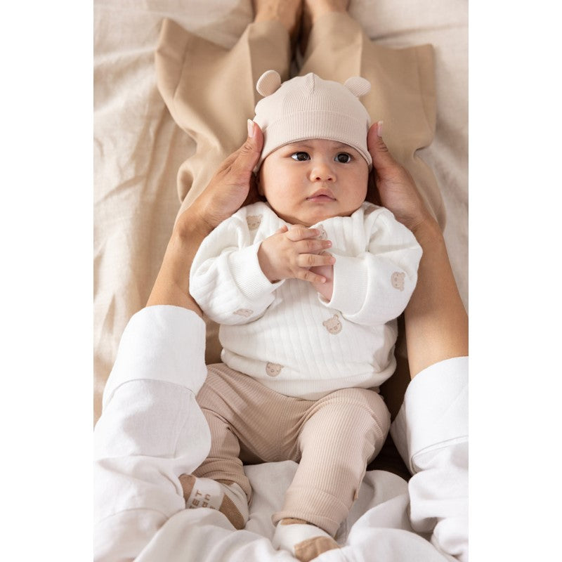 Feetje Broek rib - Honey Bear