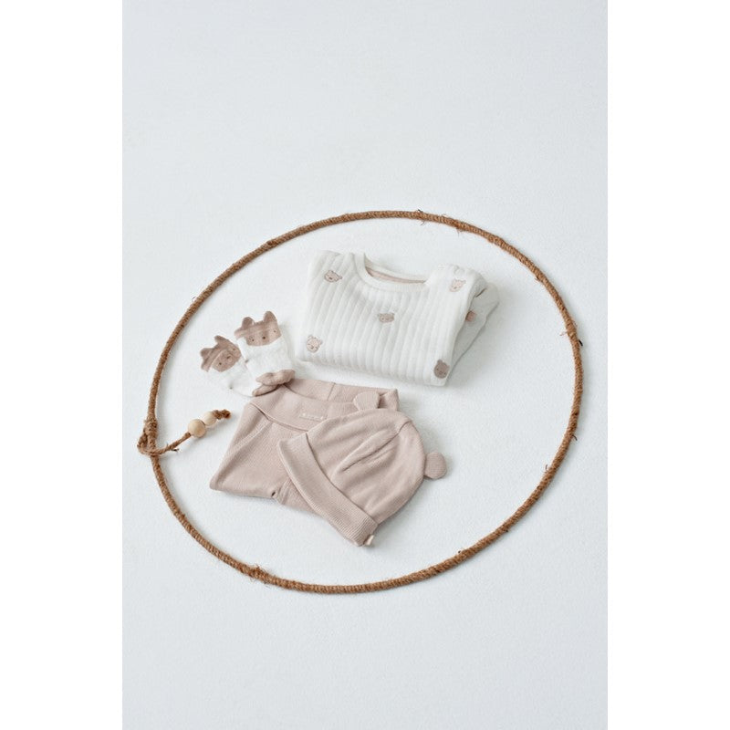 Feetje Sweater AO embroidery - Honey Bear
