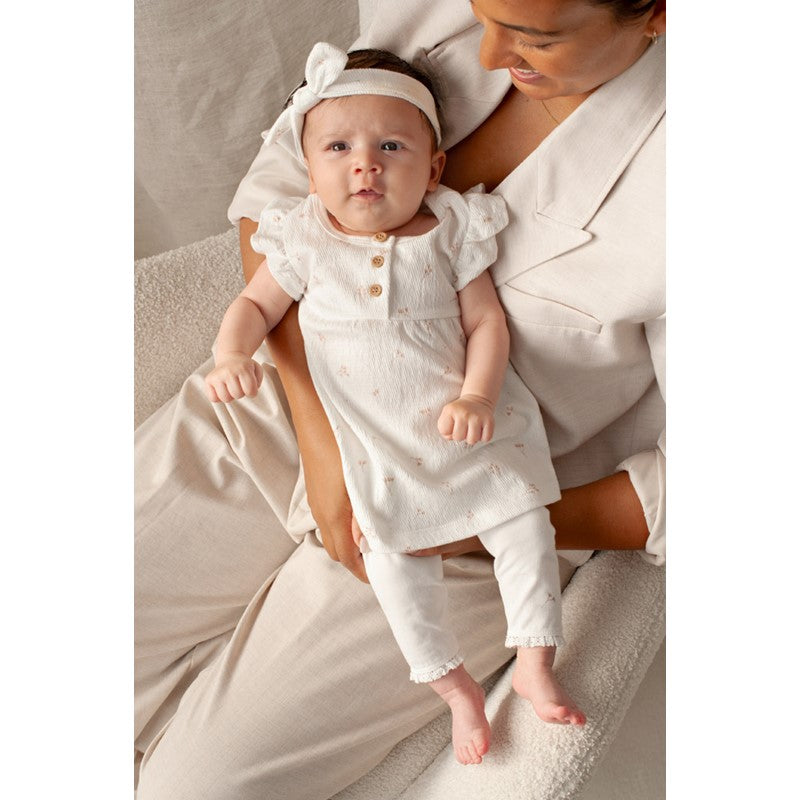 Feetje Haarband crinkle AOP - Delicate Flower