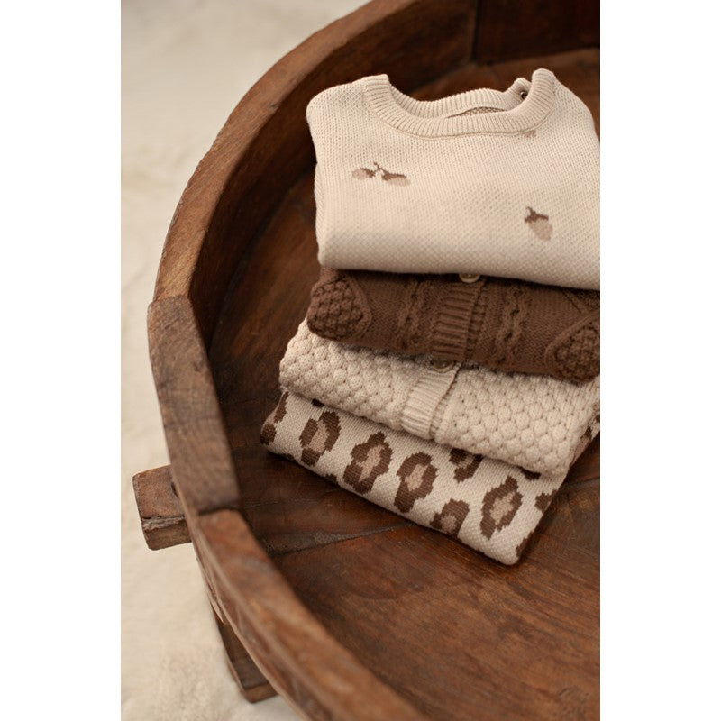 Feetje Sweater gebreid AO - The Knits - panterprint