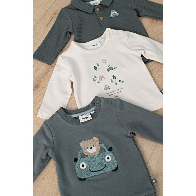 Feetje Sweater - Beep Beep - auto
