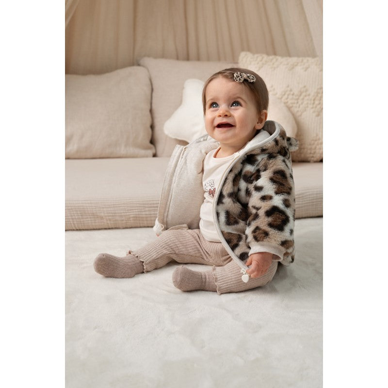 Feetje Fake fur jasje met capuchon - Dress to Impress - panter