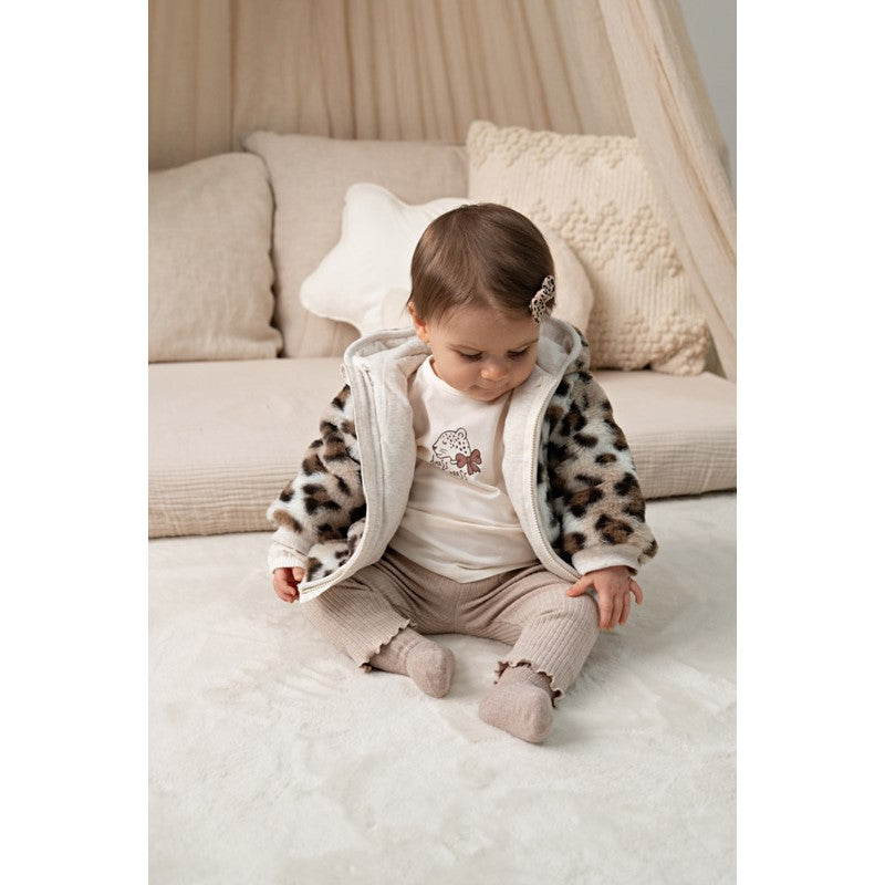 Feetje Fake fur jasje met capuchon - Dress to Impress - panter