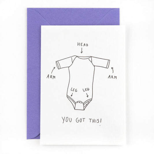 Studio Flash geboortekaart ‘You Got This!