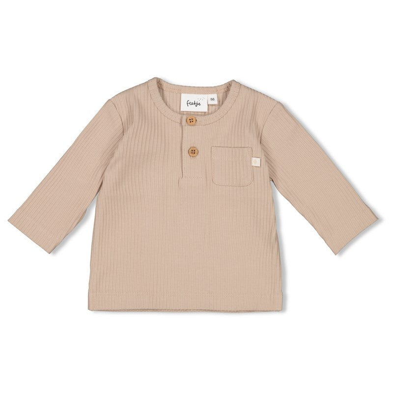 Feetje Longsleeve rib - Narwal